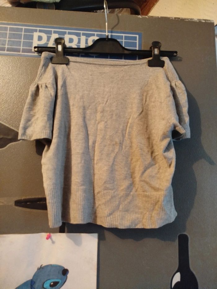 T-shirt gris - photo numéro 2