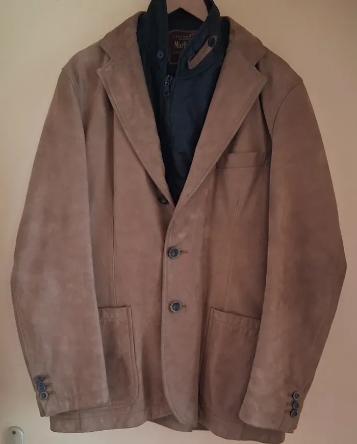 Veste en cuir Marlboro Classics taille L - photo numéro 2