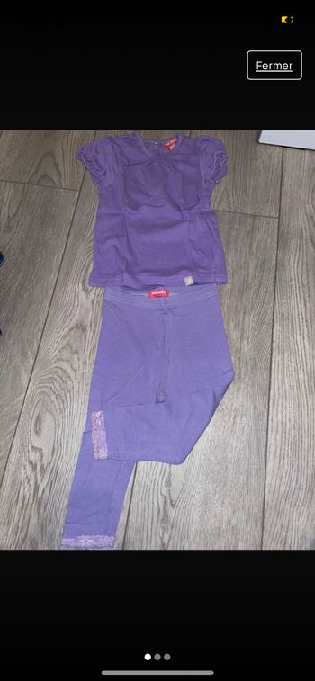 Ensemble legging + tee-shirt