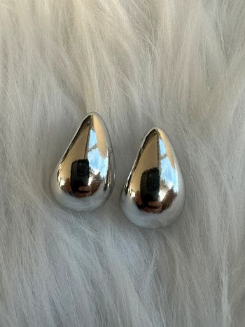 Boucles d’oreilles plastiqueargent