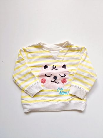 Zara - Pull / sweat à manches longues, col rond (6 mois)