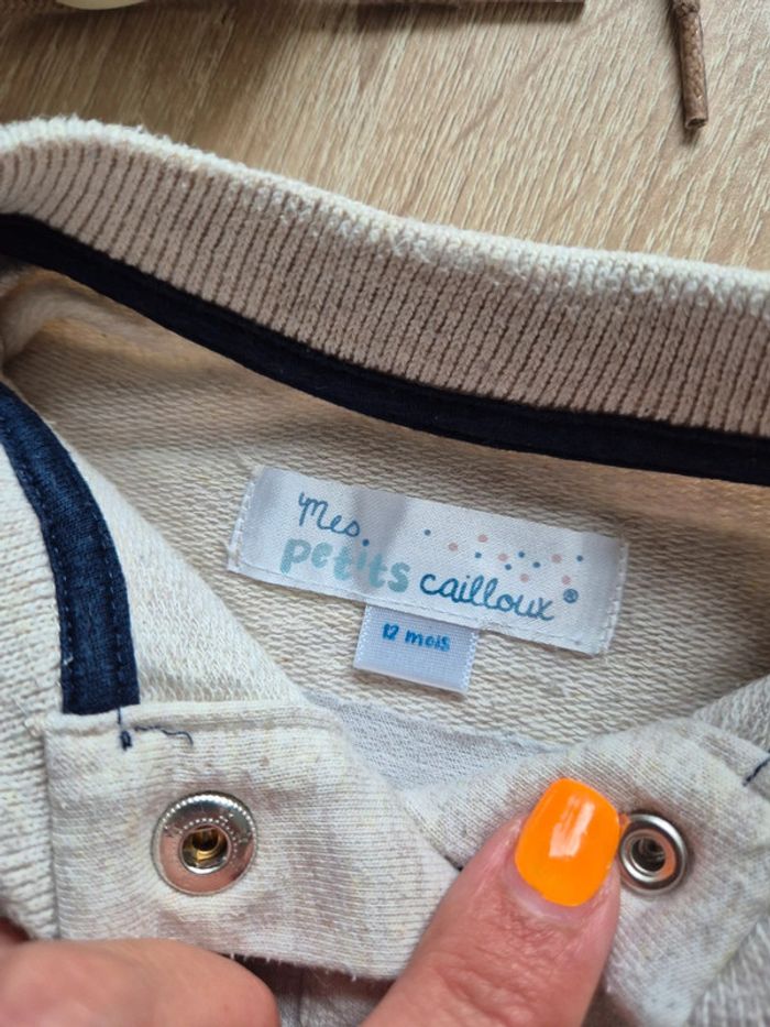 Gilet veste Mes Petits Cailloux 12 mois - photo numéro 4