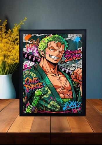 Cadre roronoa zoro one piece 