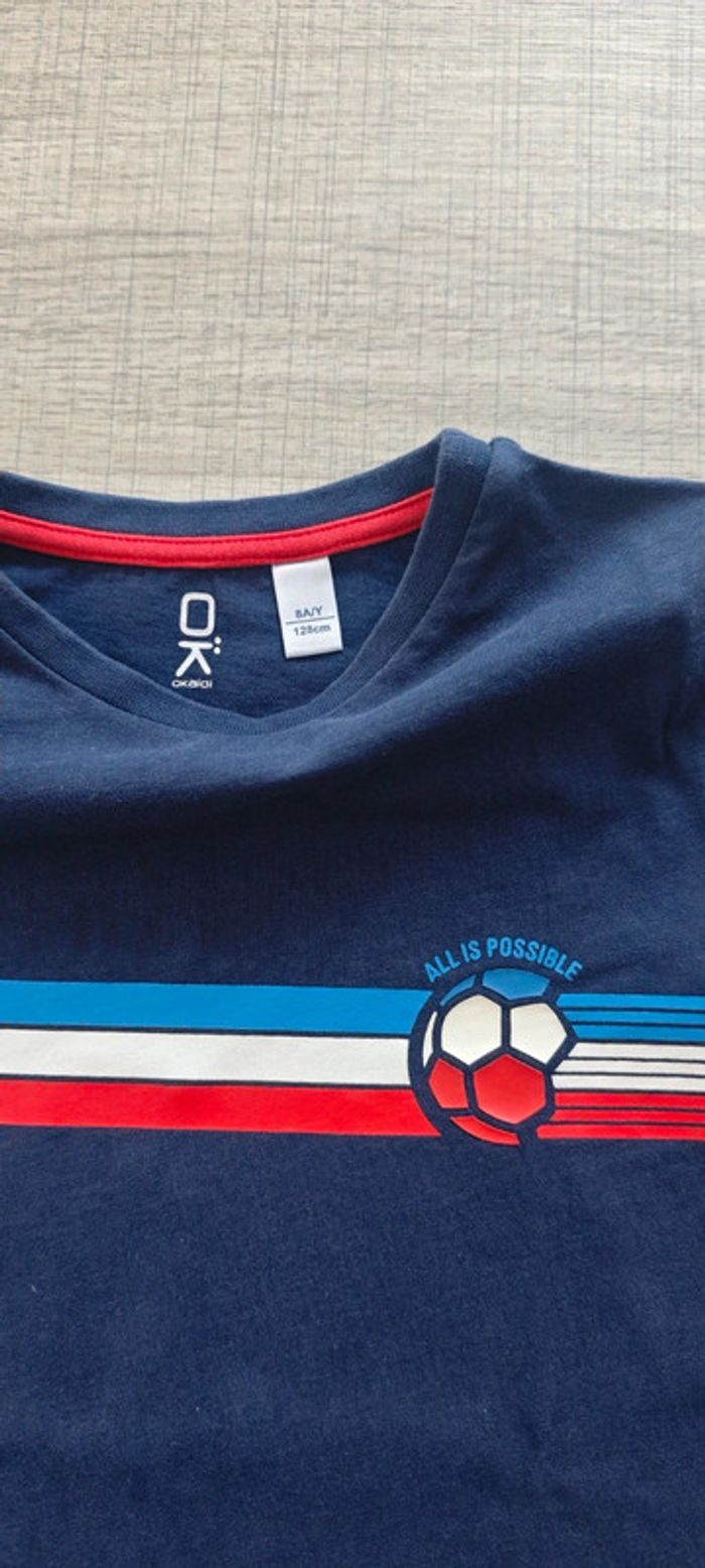 Tee-shirt Okaïdi 8 ans foot - photo numéro 2
