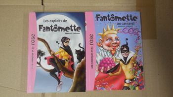 Lot de 2 livres Bilbliothèque rose "Fantomette"