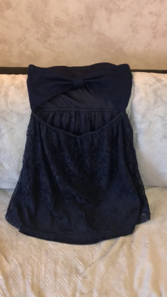 Robe bleue bustier - photo numéro 2