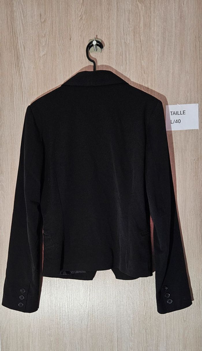 Veste de tailleur noire Straboski taille 40 - photo numéro 3