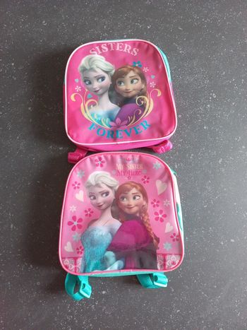 2 sacs à dos reine des neiges