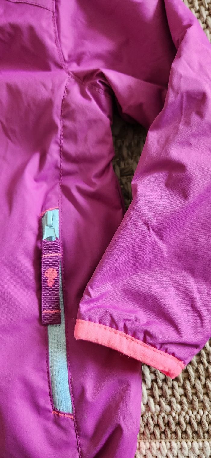 Manteau Parka Fille 18mois Wanabee Violet Rose Neuf - photo numéro 4