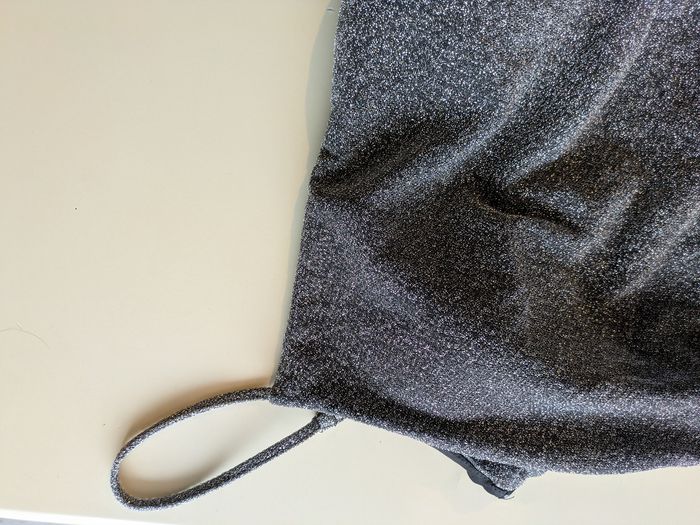 Robe de soirée argentée - photo numéro 3