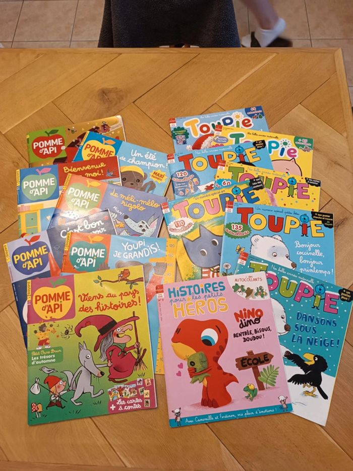Lot de 15 magazines toupie et pomme d'api - photo numéro 2