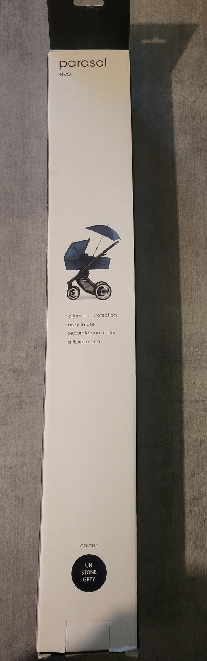 Ombrelle pour pousette marque mutsy neuf couleur gris - photo numéro 3