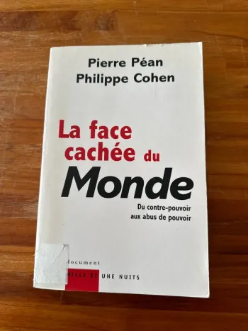 Livre la face cachée du monde