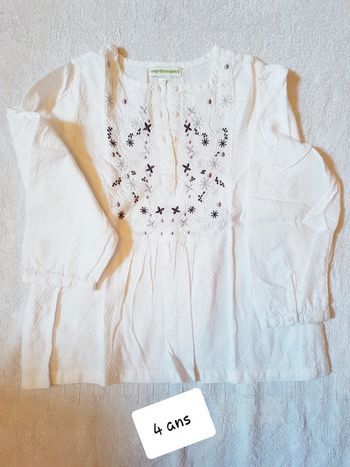 Blouse vertbaudet 4 ans