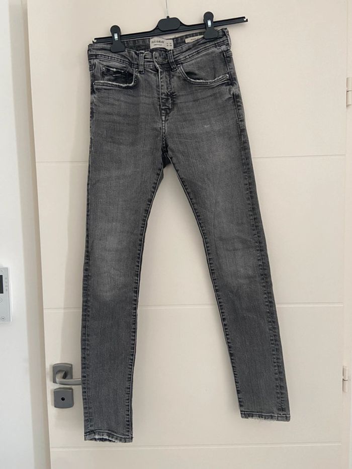 Jean slim gris homme Pull & Bear - photo numéro 2