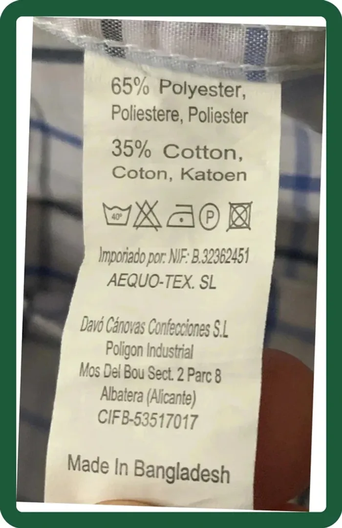 Chemise à carreaux homme Kamiserum T/M - photo numéro 5