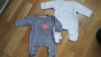 Lot 2 pyjamas velours