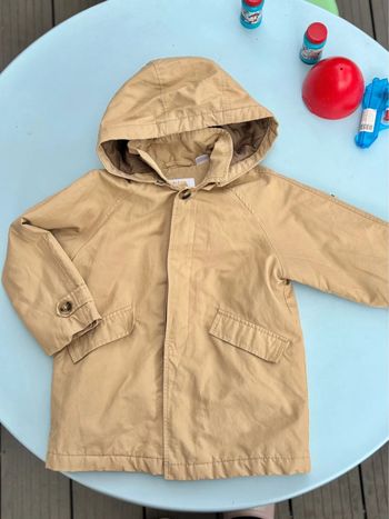 Manteau Zara type trench doublé