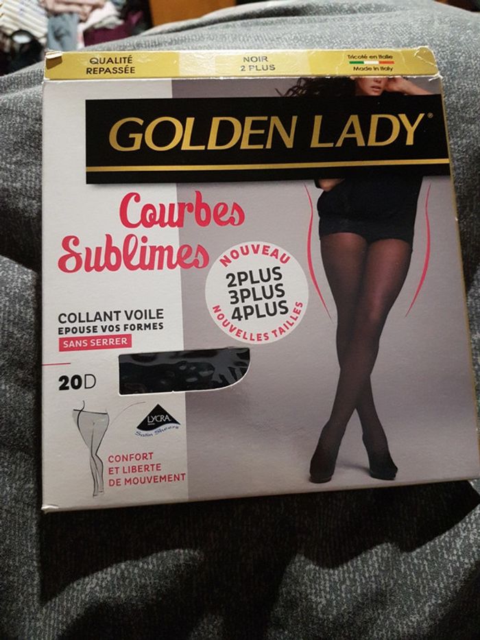 Collant golden lady courbes sublimes  2 plus noir