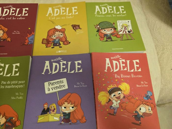Lots de 8 livres mortelle adele - photo numéro 7