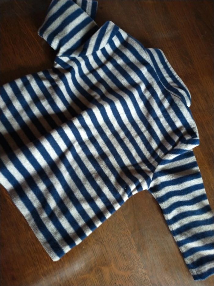 Polaire rayée 12 mois - photo numéro 3