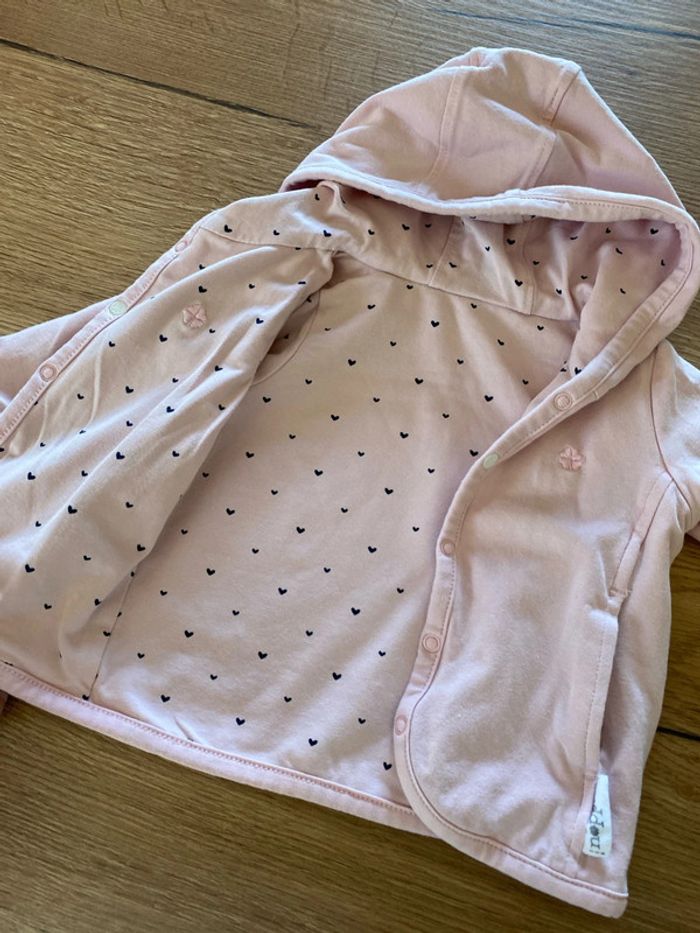 Veste réversible et tee shirt assortis - photo numéro 2