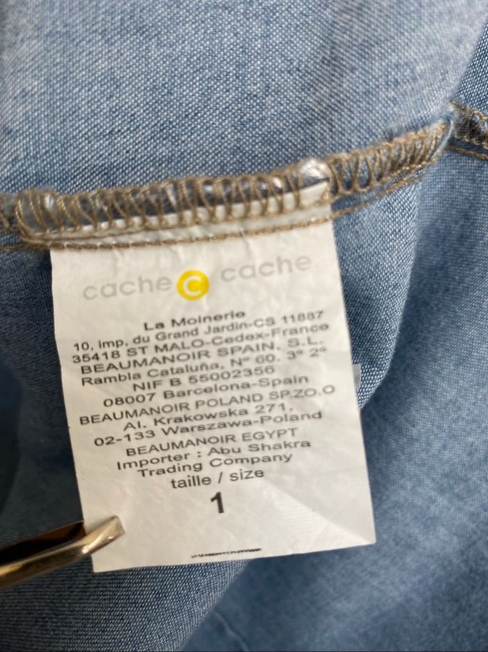Chemise en jean  Cache-Cache - photo numéro 4