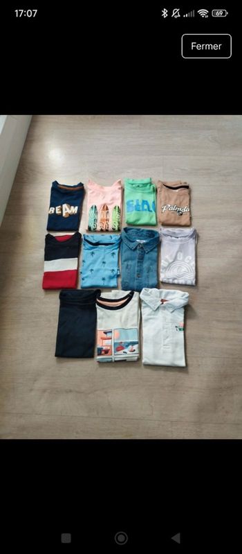 Lots vêtements été 4 ans garçon 