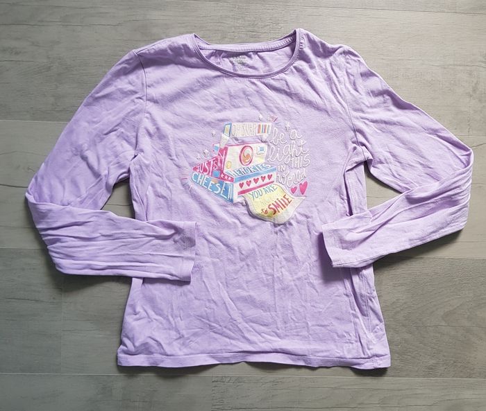 T-shirt fille ml 12 ans - photo numéro 2