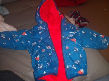 Veste ski 18 mois réversible