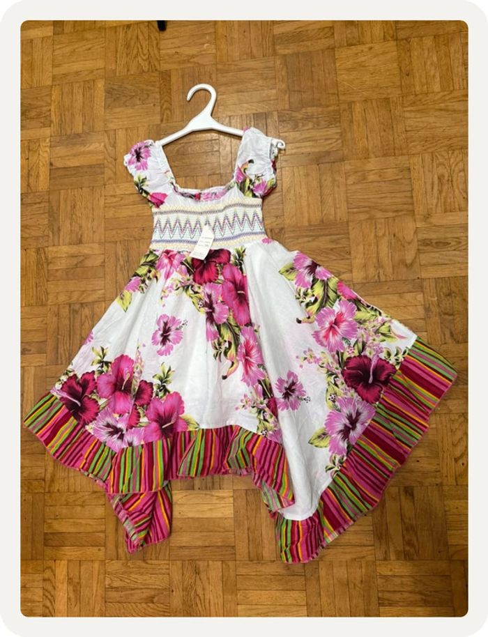 Robe blanche à fleurs - photo numéro 3
