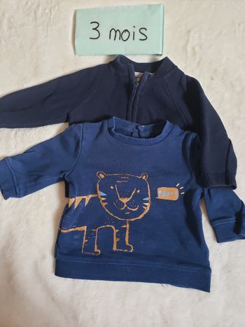 Pull veste 3 mois