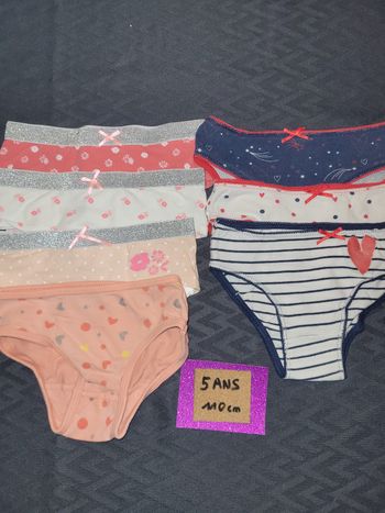 Lot de 7 culottes orchestra