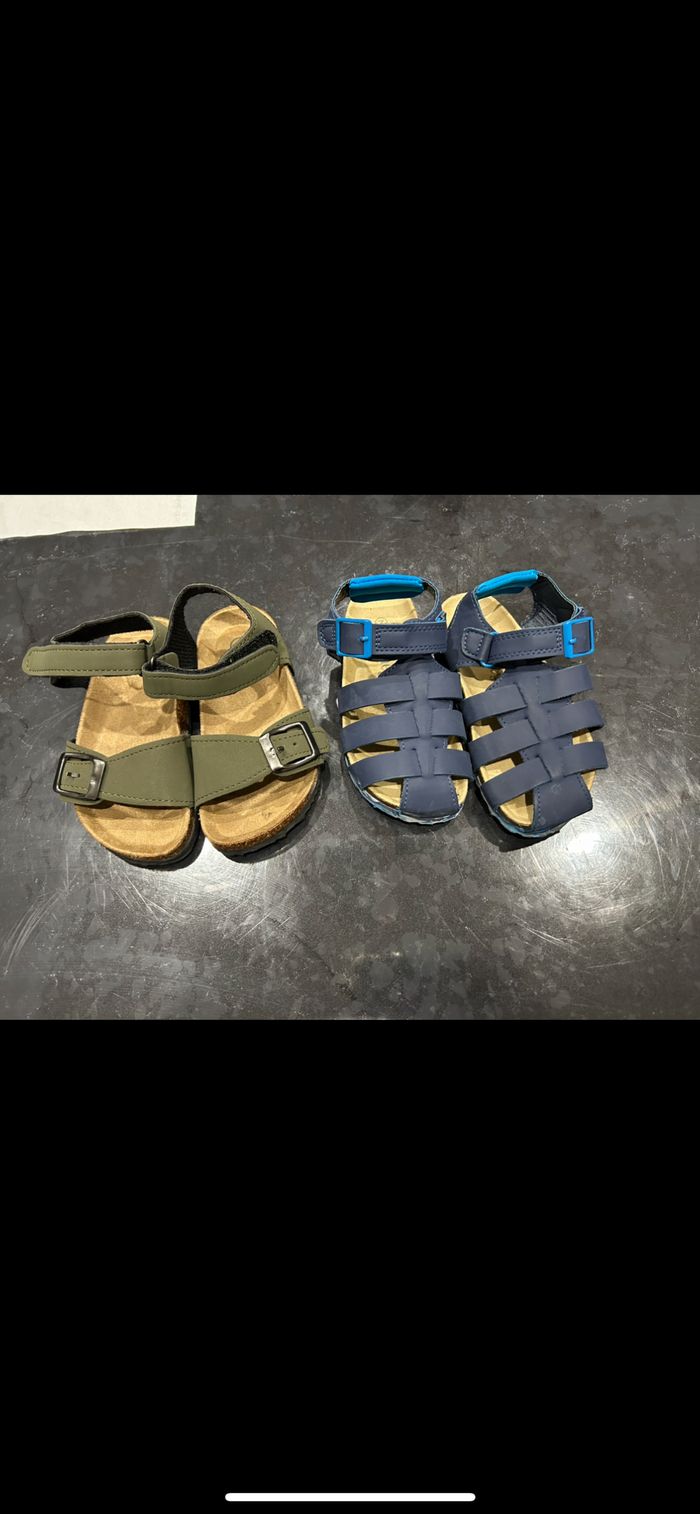 2 Sandale enfants garçon T24-25