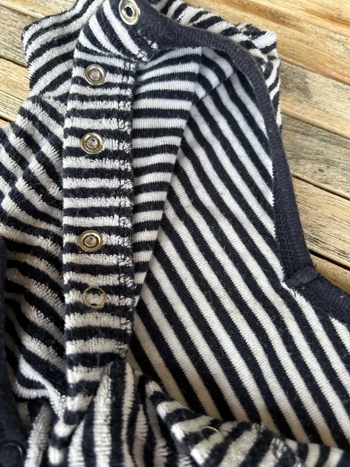 Combishort marinière bébé garçon - 9/12 mois - photo numéro 6