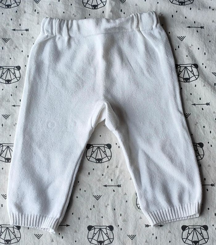 Legging blanc taille 3 mois - photo numéro 2