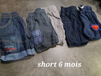 Shorts en 6 mois