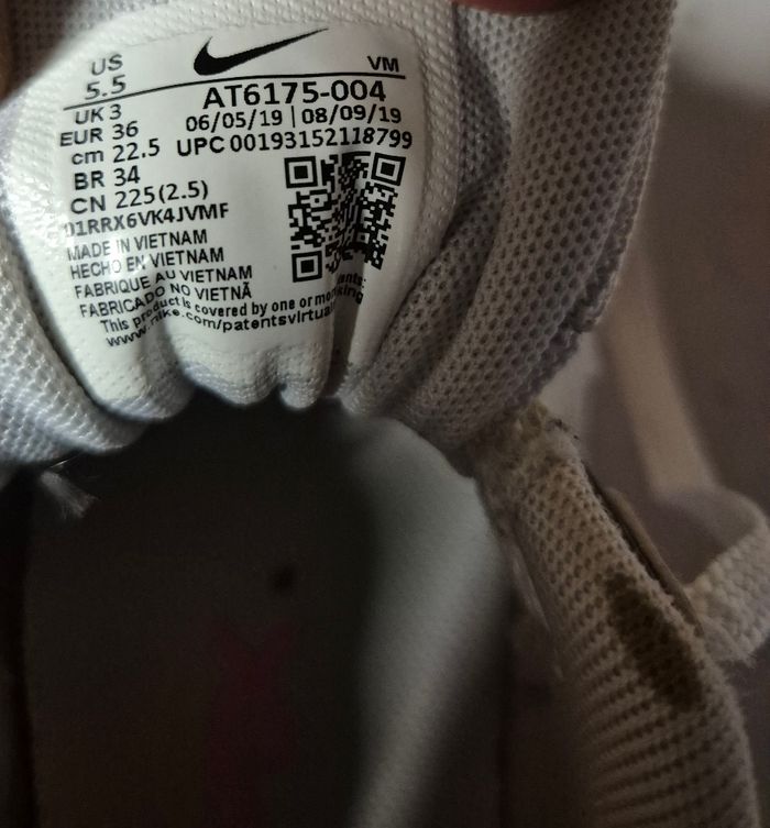 Basket femme Nike air max 200 beige et grise taille 36 - photo numéro 8