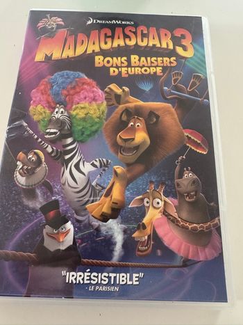DVD Madagascar 3