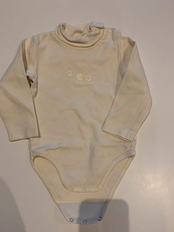 Body manches longues col roulé 18 mois bebe