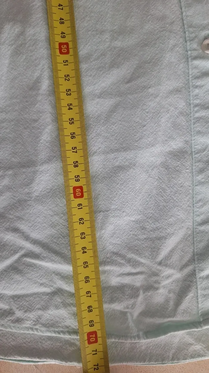 Chemise qualité vintage brodée fleurs 44 / 46 - photo numéro 7