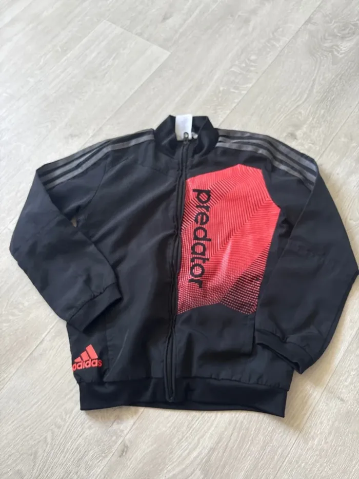 veste coupe vent Adidas 7-8 ans - photo numéro 2