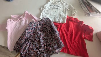 Lot tee shirt Manche longue 6 mois