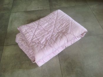 Couette hiver 1 personne 190 * 130 cm parme / mauve