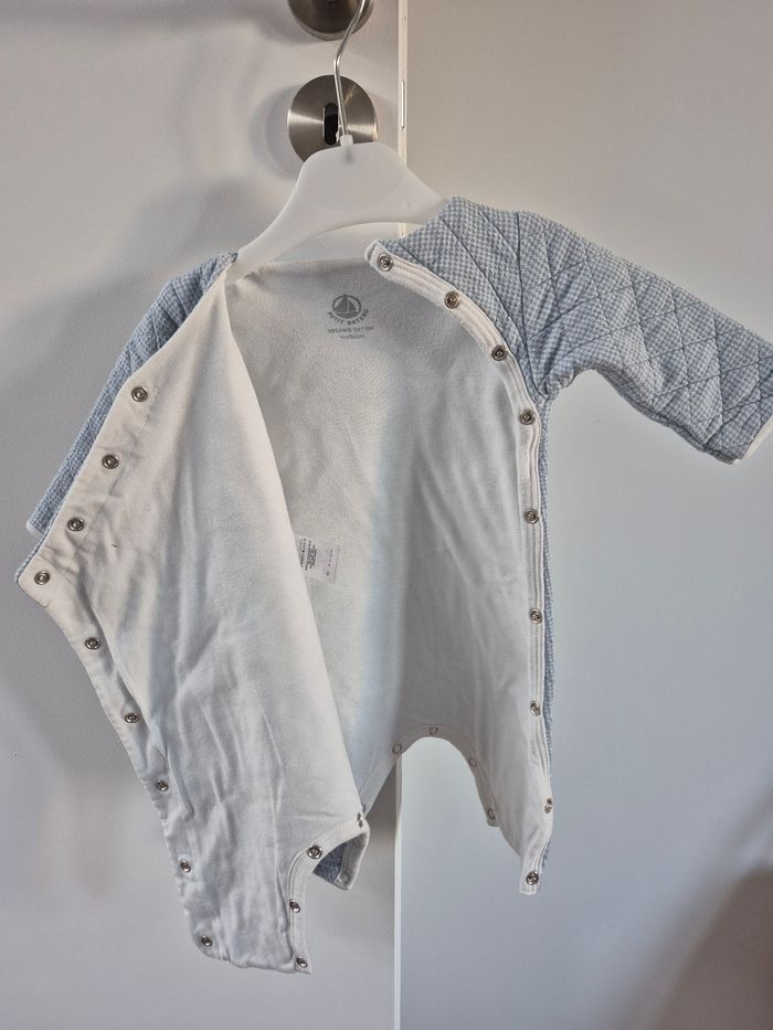 Combinaison molletonné Petit Bateau 1 mois - photo numéro 4