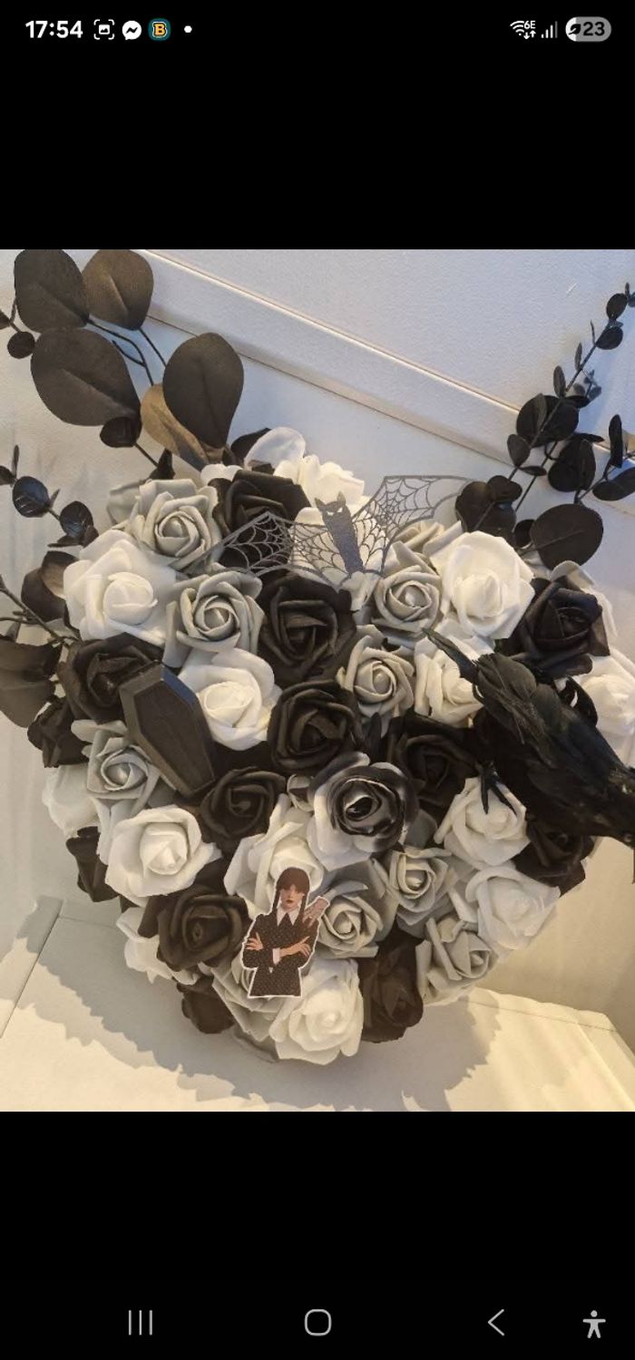 Création d'un coeur florale en mousse - photo numéro 2