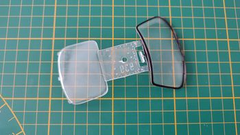 Vitre pare-brise pièce détachée miniature Maisto Ferrari 550 Maranello 1/24 #B74