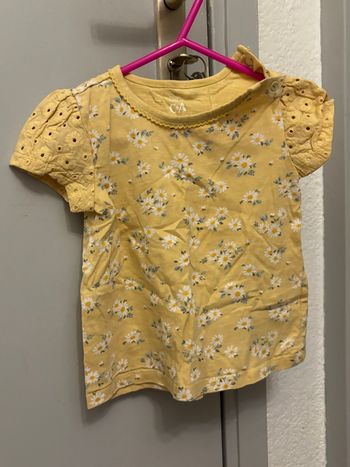 T-shirt manches courtes baby c&a 12/18 mois 