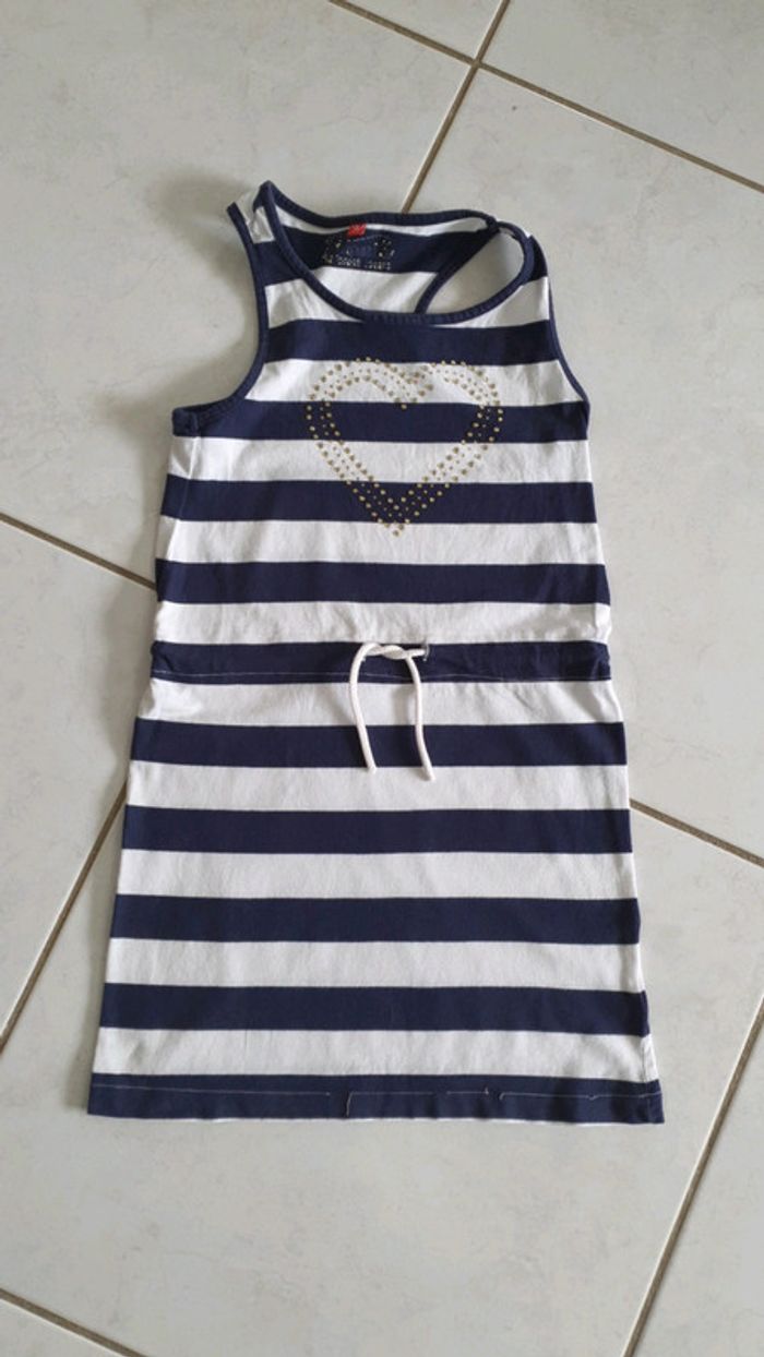 Robe rayée été fille 8 ans chla4 - photo numéro 2