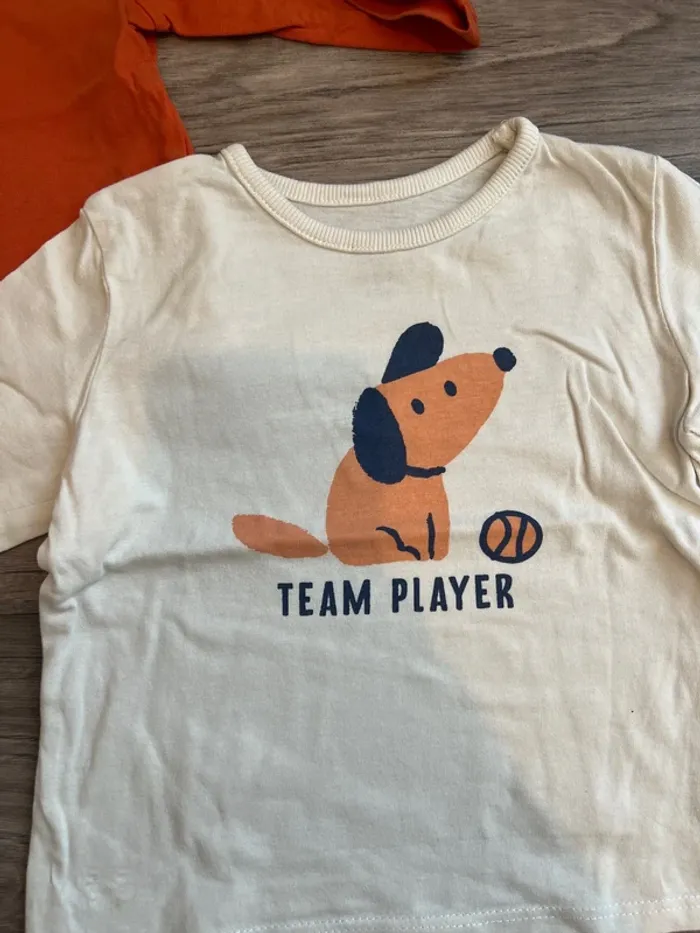 Lot de 2 t-shirt s manche longues - photo numéro 2